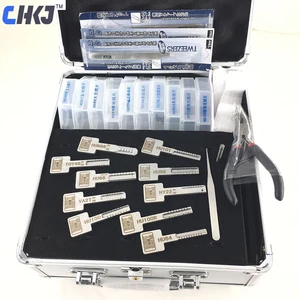 CHKJ 100% оригинал, честный, 10 в 1, автоматический слесарный инструмент формы для ключей от машины для дублирования профиля ключа, набор формовочных инструментов, бесплатная доставка