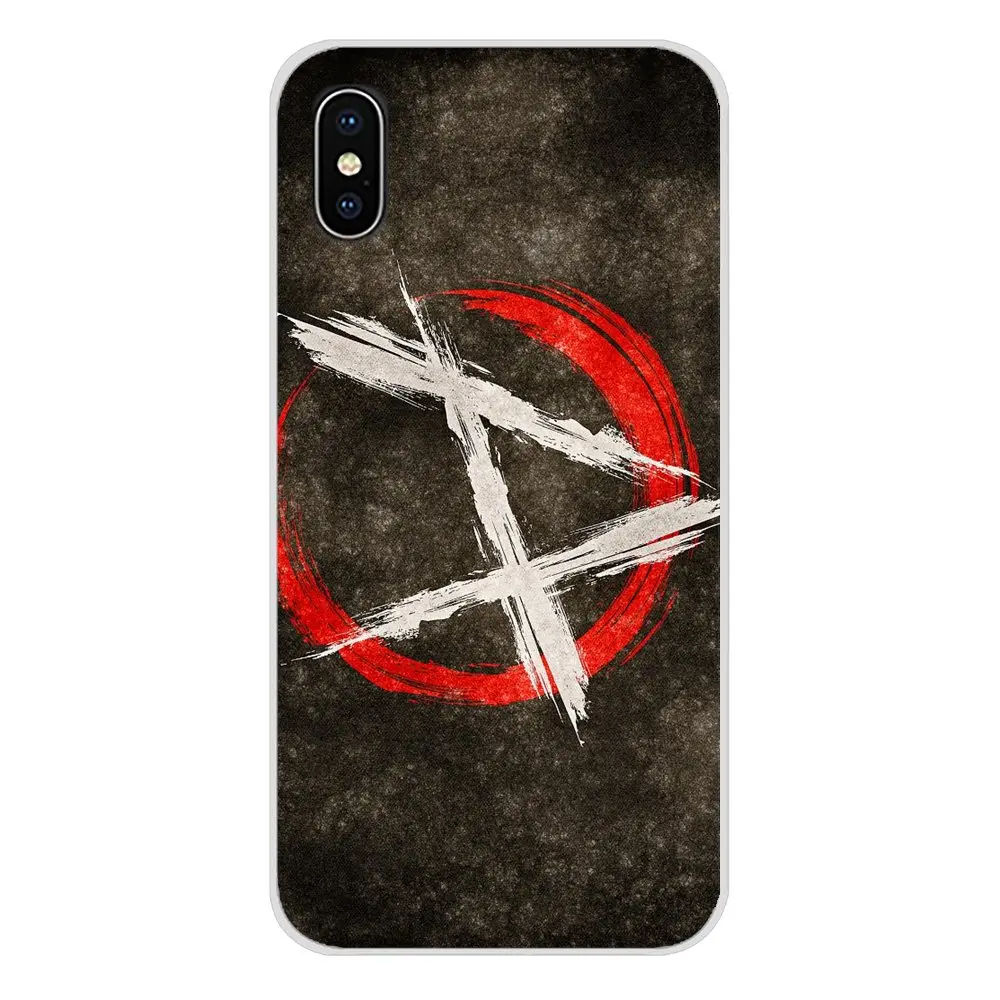 Для Motorola Moto X4 E4 E5 G5 G5S G6 Z Z2 Z3 G3 G2 C Play Plus amazing Anarchy Symbol A logo Аксессуары чехлы для