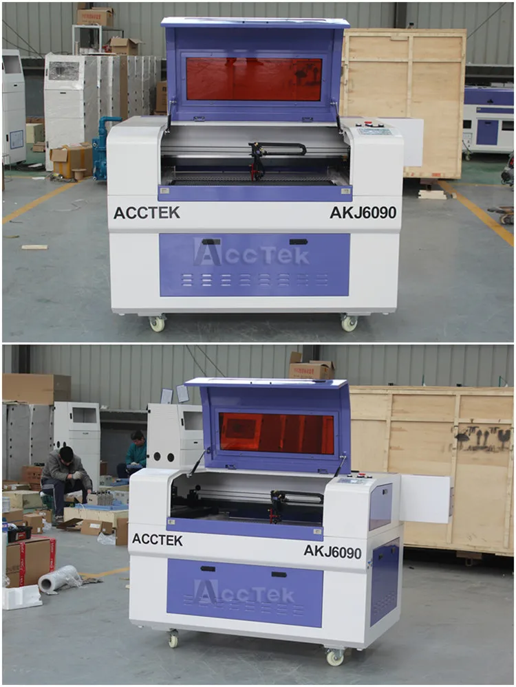 Лазерный гравировальный станок с ЧПУ 6090 для лазерной резки древесины AKJ6090 линзы