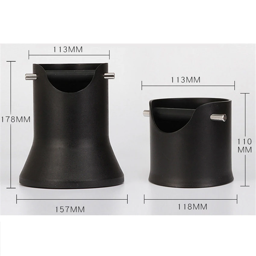 Coffee Knock Box ABS Manual Grinder Non-slip Base Espresso Grounds Container Accessories For Barista | Дом и сад