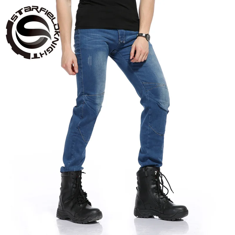 Женские мотоциклетные джинсы KTM повседневные брюки с наколенниками облегающие