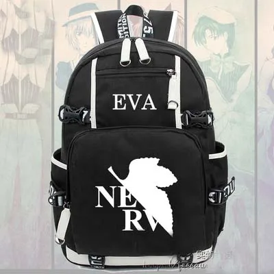 Популярный Аниме EVA рюкзак для косплея модная Холщовая Сумка женские дорожные
