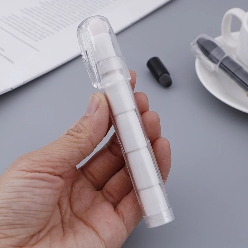 Ластики в форме карандаша простые черные и белые креативные принадлежности для