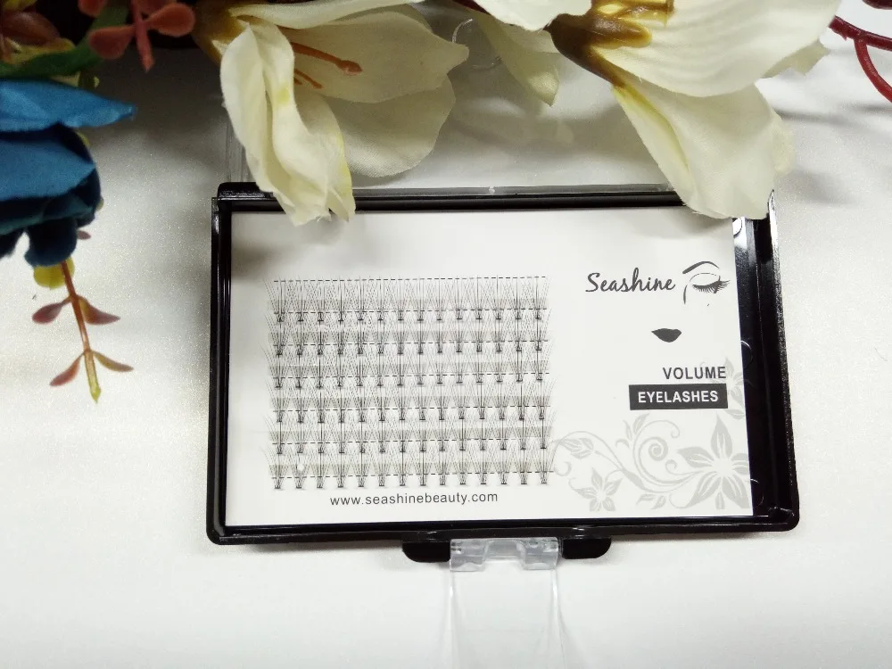 

Hot Melt Russia Volume Lashes Premade Fans 10D Individual Eyelash Extension 100% handmade MakeUp Free Shipping