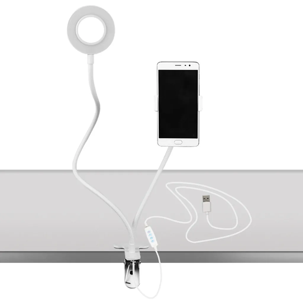 Креативная защита глаз USB перезаряжаемая красота заполняющая свет Светодиодная