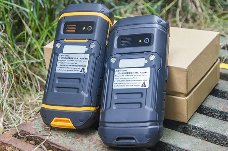 Jeasung X6 IP68 Водонепроницаемый прочный мобильный телефон UHF Двухканальные рации