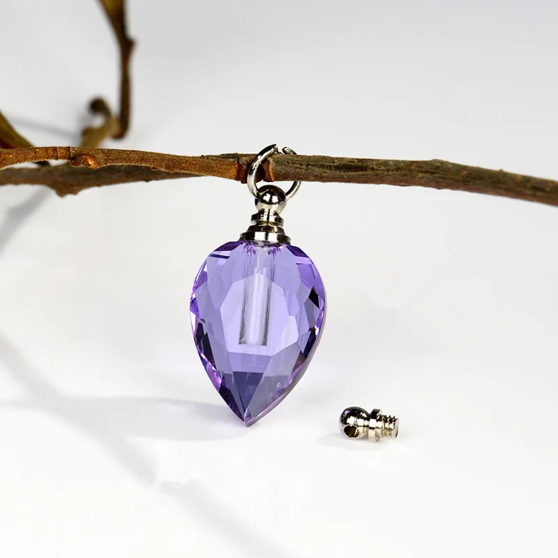 1 шт. колпачок для винта Хрустальная подвесная стеклянная флакон амулеты