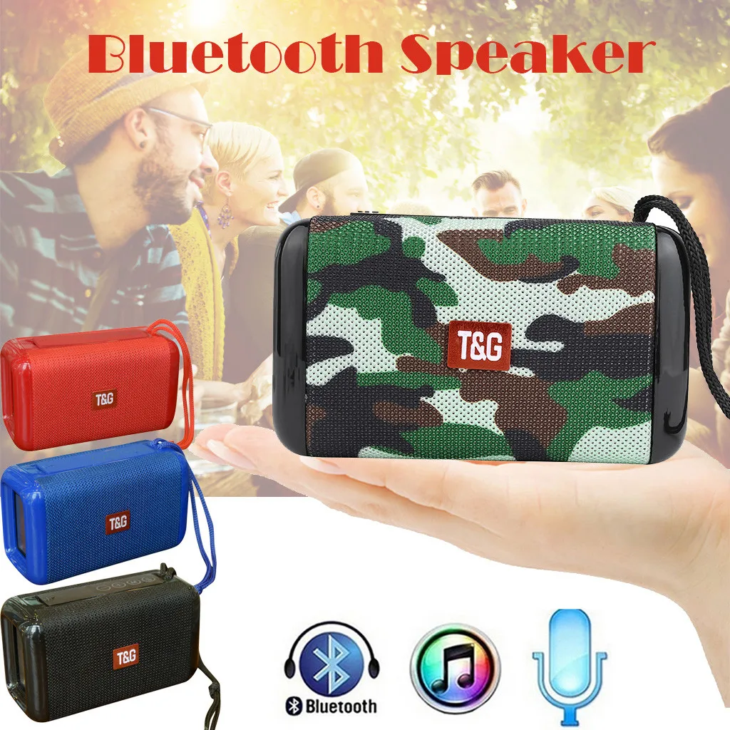 Новинка 2019 открытый HIFI портативный 5 Вт беспроводной bluetooth динамик стереозвук TF