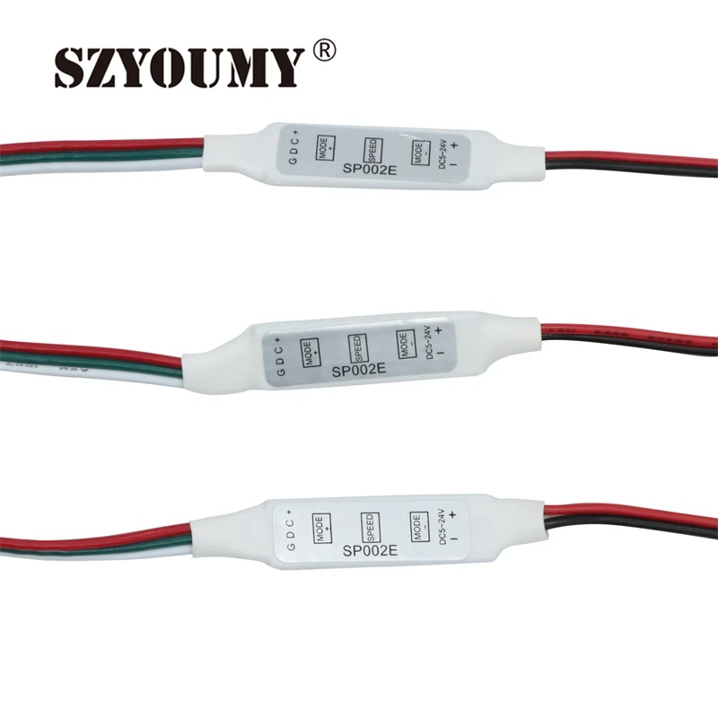 SZYOUMY 50 шт. светодиодный контроллер для тестирования WS2812B WS2811 WS2812 Pixel Светодиодный