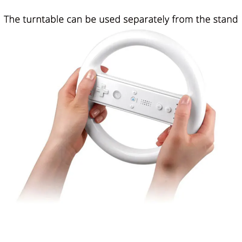 Для игрового контроллера консоли Nintendo Wii подставка для рулевого колеса гоночных