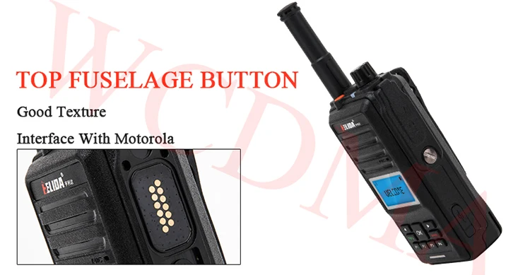 HELIDA CD860 U-TALKIE wifi рация 2G/3g с sim-картой WCDMA/GSM сетевое радио