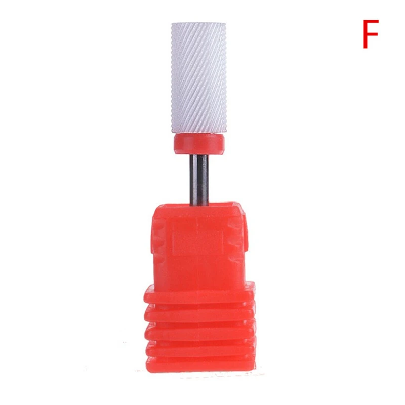 6 types of silver carbide nail drill burr metal bite manicure electric accessories grinding head 2.35mm 3/32&quot | Красота и