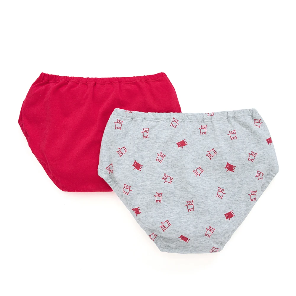 Balabala/2 комплекта мягкие хлопковые трусы для мальчиков нижнее белье с милым