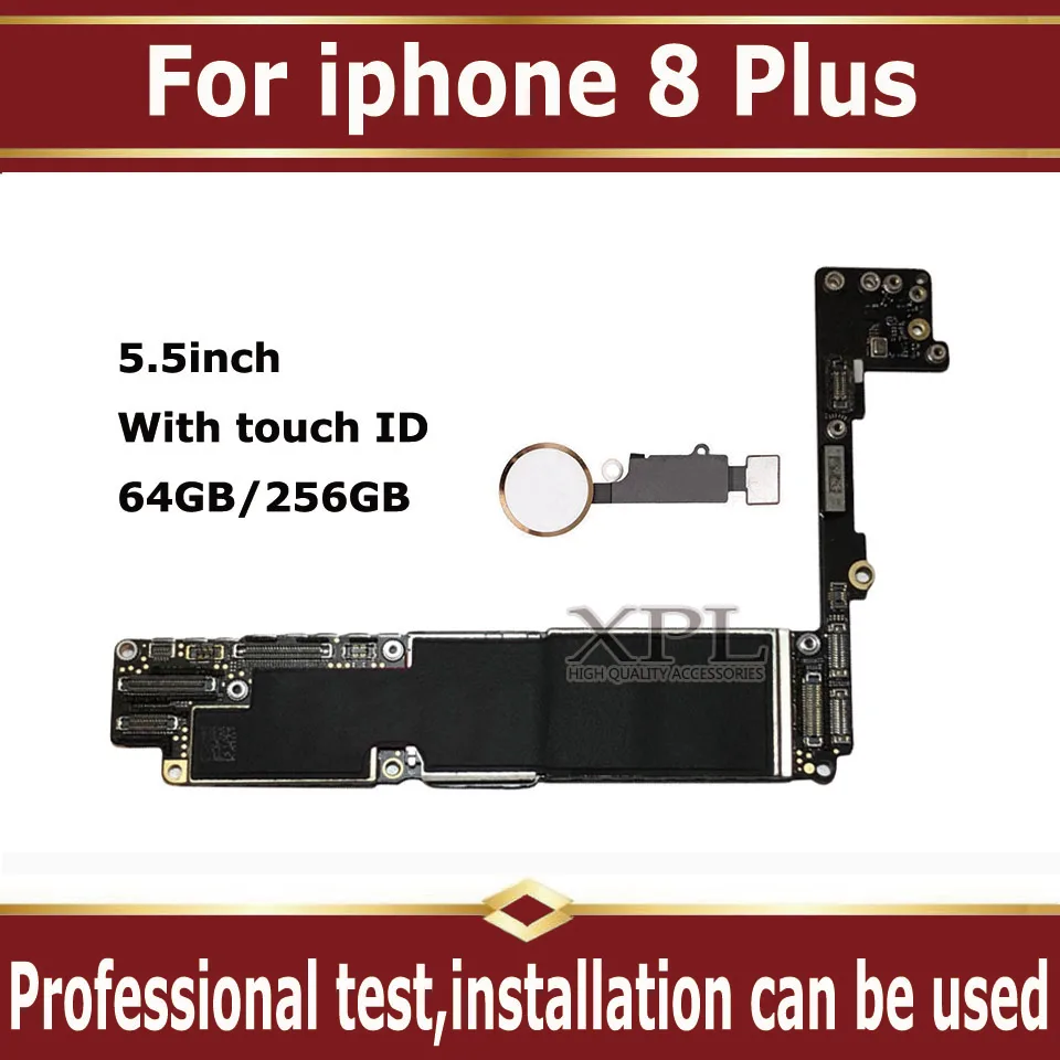 Оригинальная разблокированная материнская плата 64 Гб 256 ГБ для iPhone 8 Plus с полным