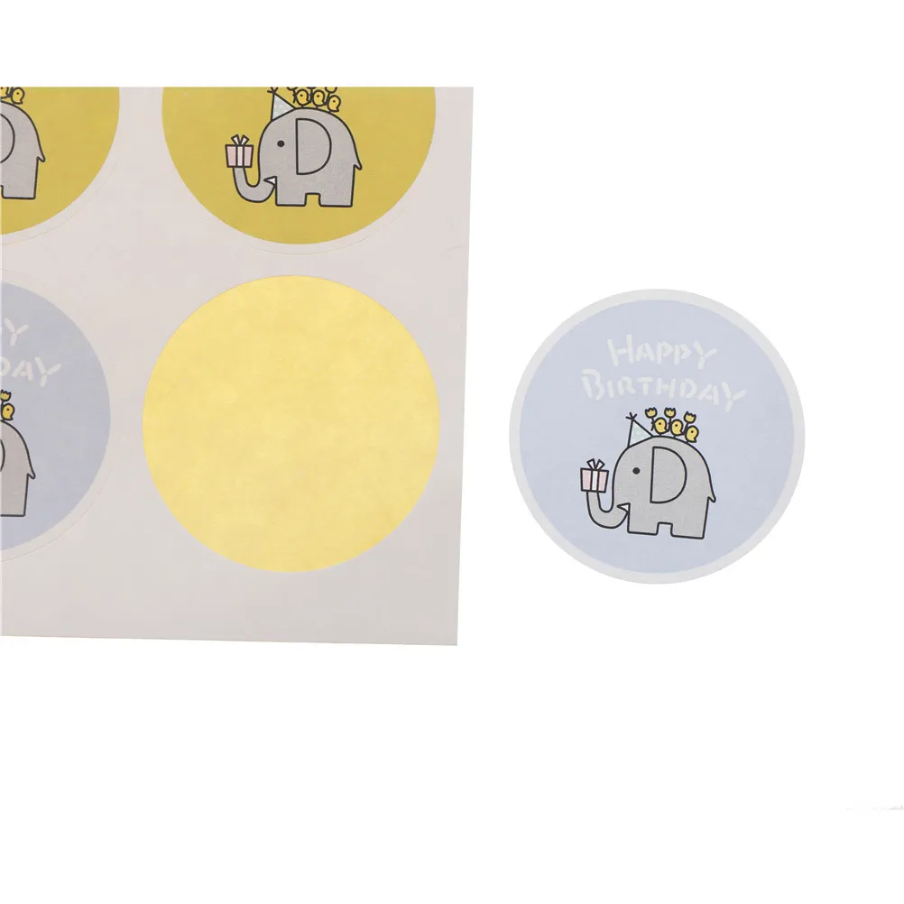 Горячая 40 шт/5 листов милый слон этикетка наклейка декоративные Diy Дневник стикер