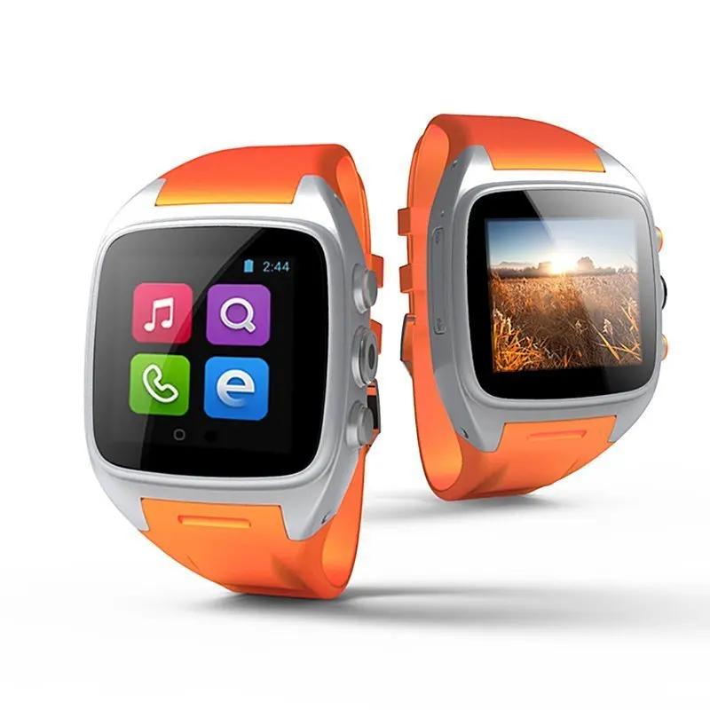 Wi-fi Водонепроницаемый Смарт-часы-Телефон Android 4.4 SmartWatch Камера 3 Г GPS Bluetooth Наручные