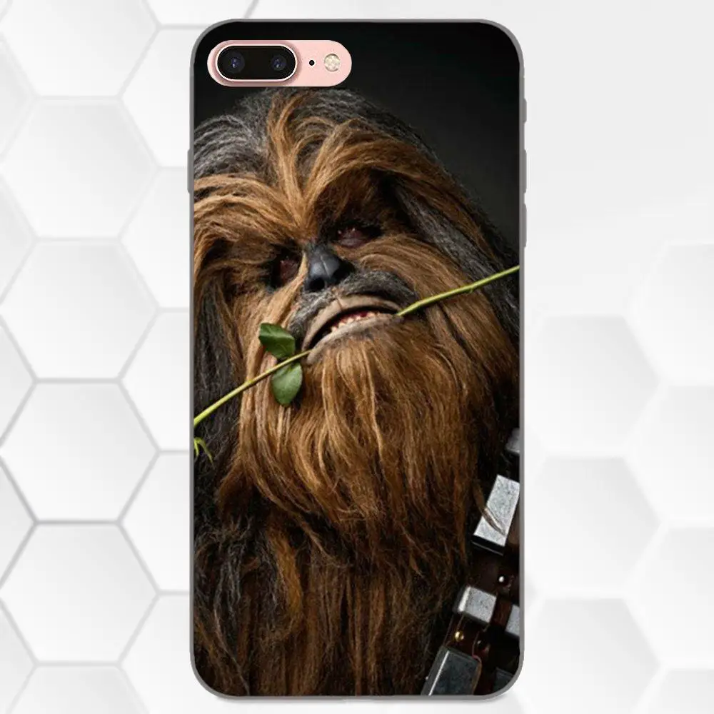 Чубакка прекрасные пластиковые аксессуары для телефона чехол Samsung Galaxy Note 4 8 9 S3 S4 S5