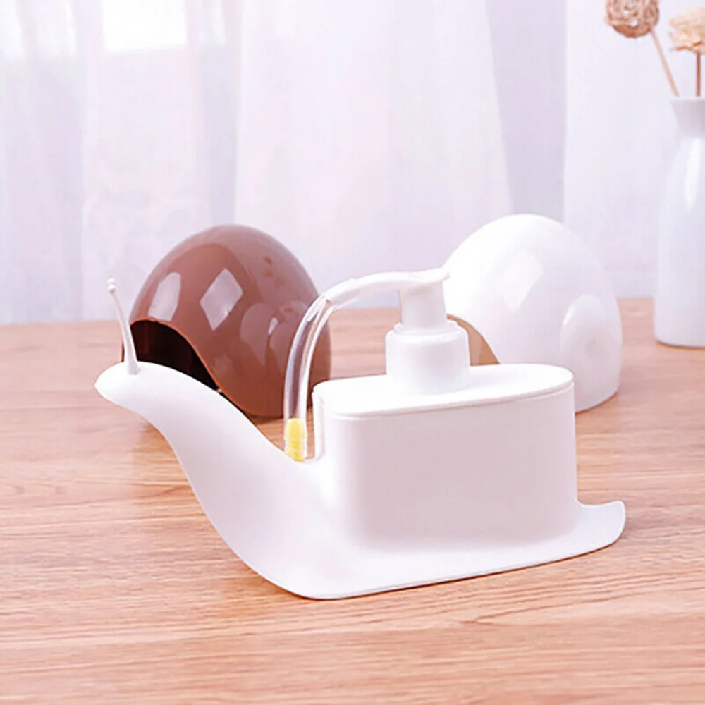 

Cute Snail Shape Pressing Lotion Bottle Shampoo Hand Sanitizer Parting Bottle Liquid Soap Dispensers Home Bathroom Accessories