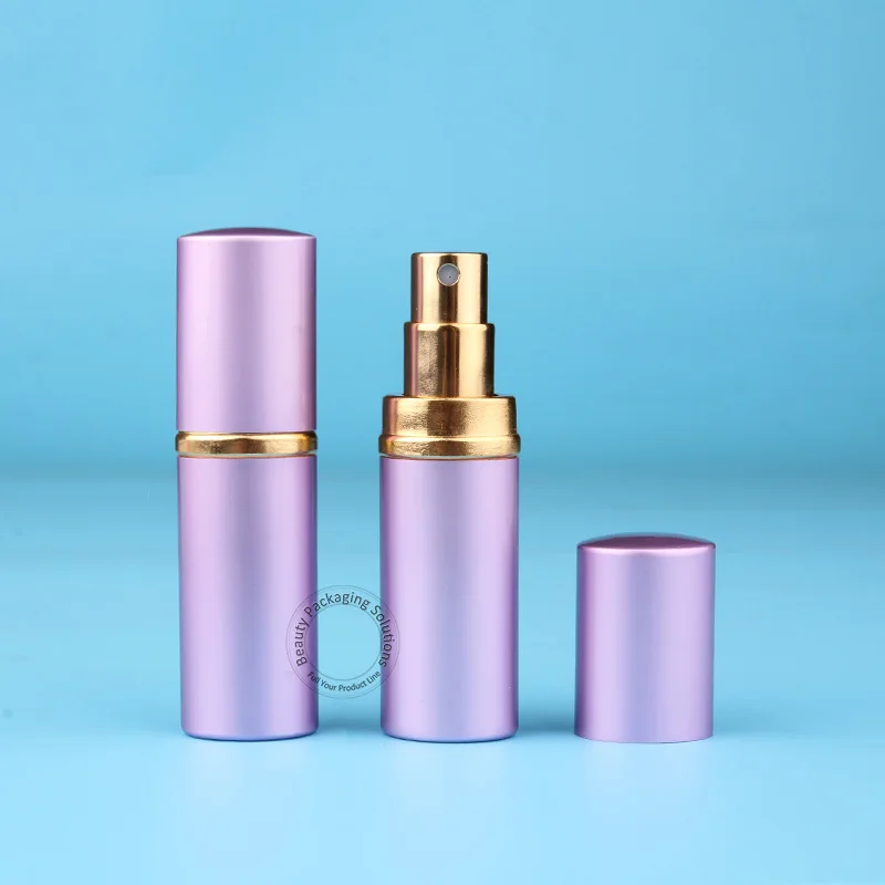 Пустой алюминиевый стеклянный флакон распылитель для духов 10 шт./лот 5 мл 1/6