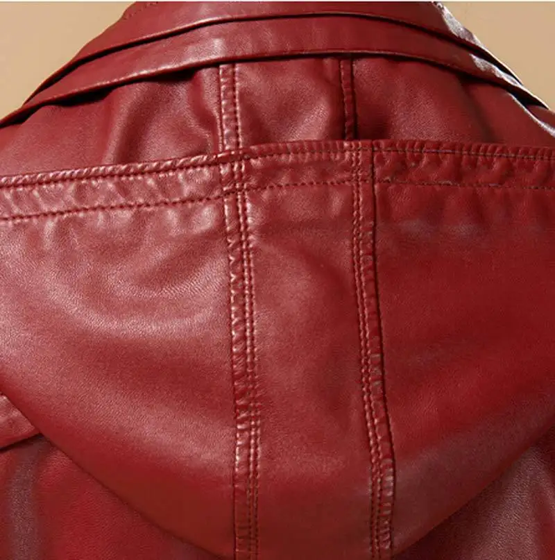 Новинка 2017 весенне-осеннее короткое кожаное пальто из искусственной кожи для