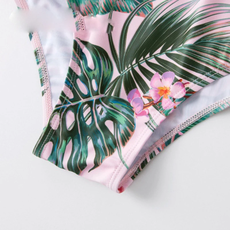 2020 парный купальник для матери и дочери семейные купальники одежда мамы бикини с