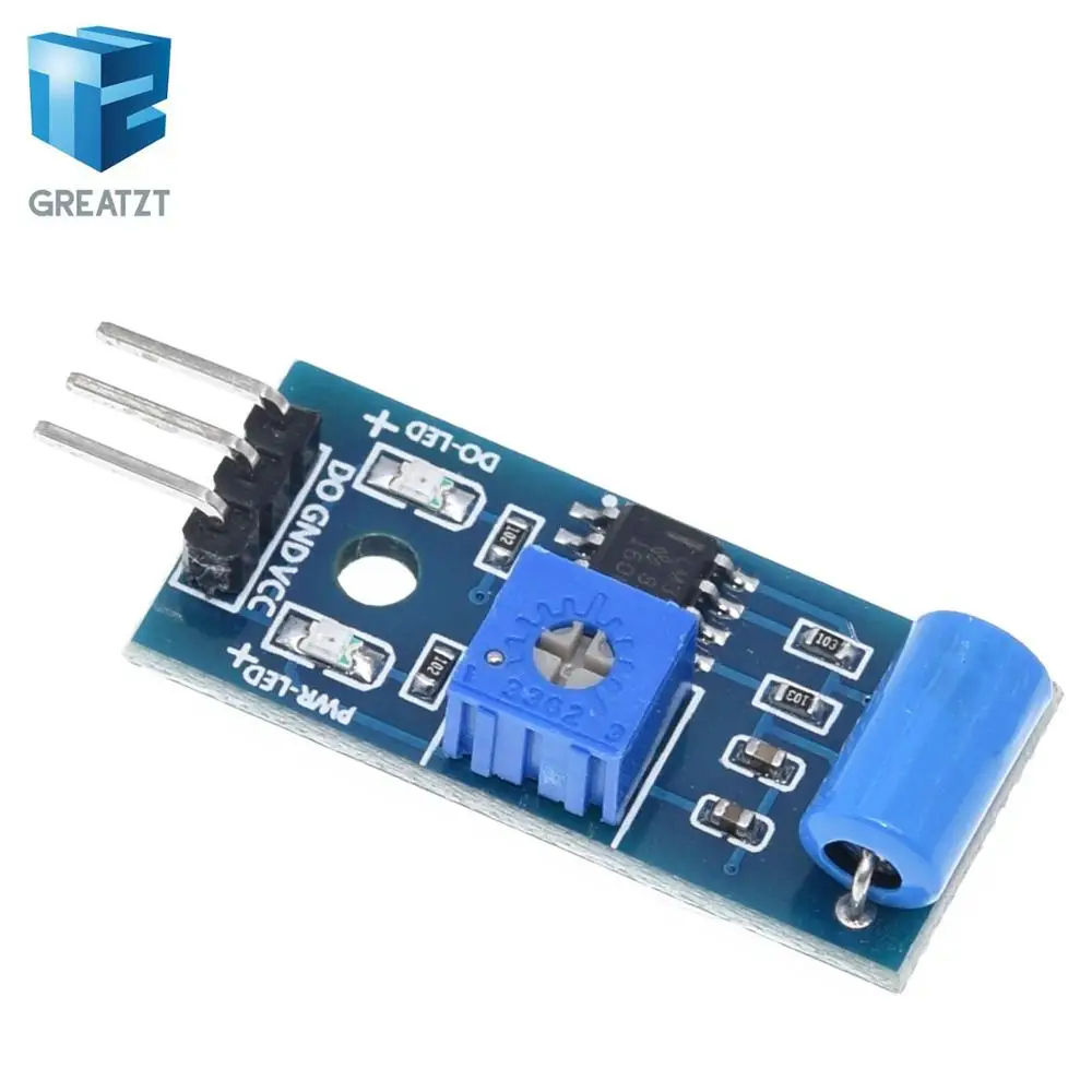 1 шт. нормально закрытый тип модуль датчика вибрации сигнализации