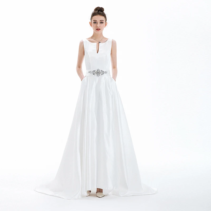 SOCCI/длинное вечернее платье с v образным вырезом украшенное кристаллами Vestido De Festa