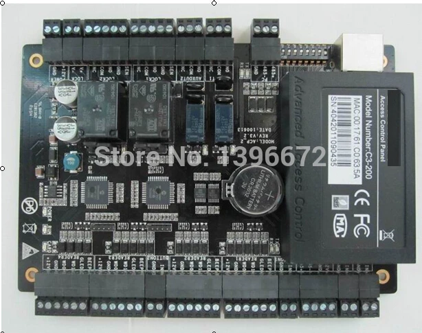 ZK C3 200 2 двери панель контроля доступа система допуска к с TCP/IP бесплатным