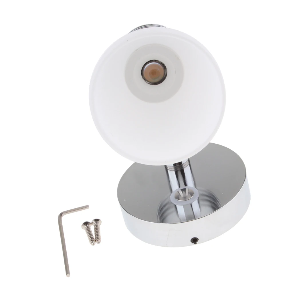 3W Touch Dimming LED Bedside Reading Lamp Headboard Wall Mount White | Автомобили и мотоциклы
