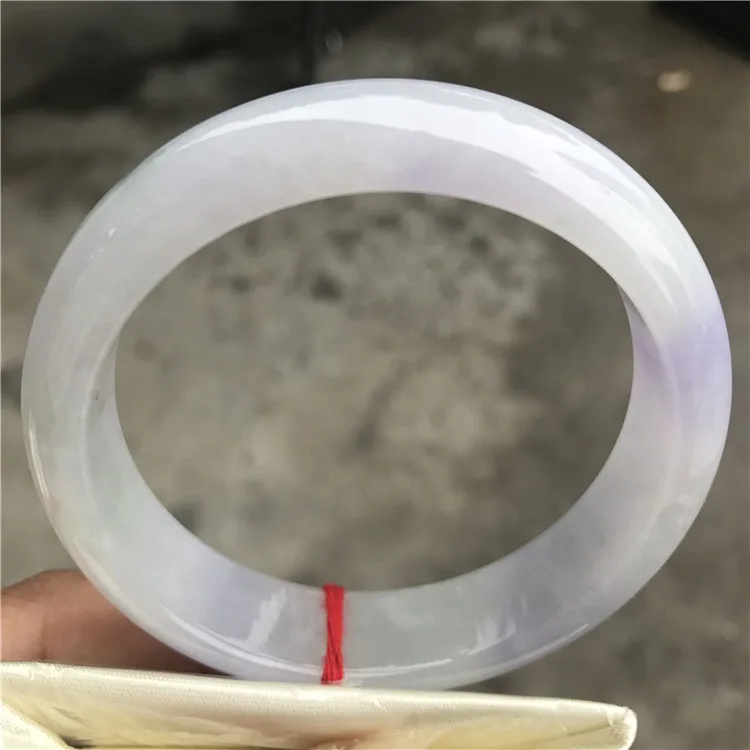 Подлинная природного нефрита браслет фиолетовый цветы плавающей природные Дан