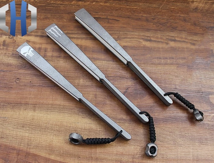 10-дюймовый складной веер из титанового сплава для повседневного использования