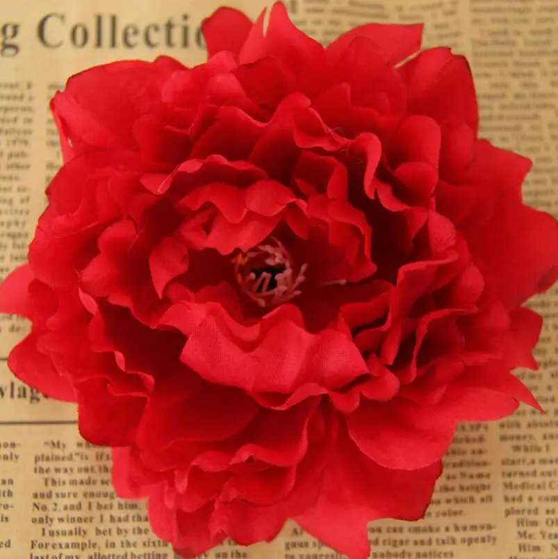 Новые искусственные цветы шелковые цветочные головки пионов для вечеринки