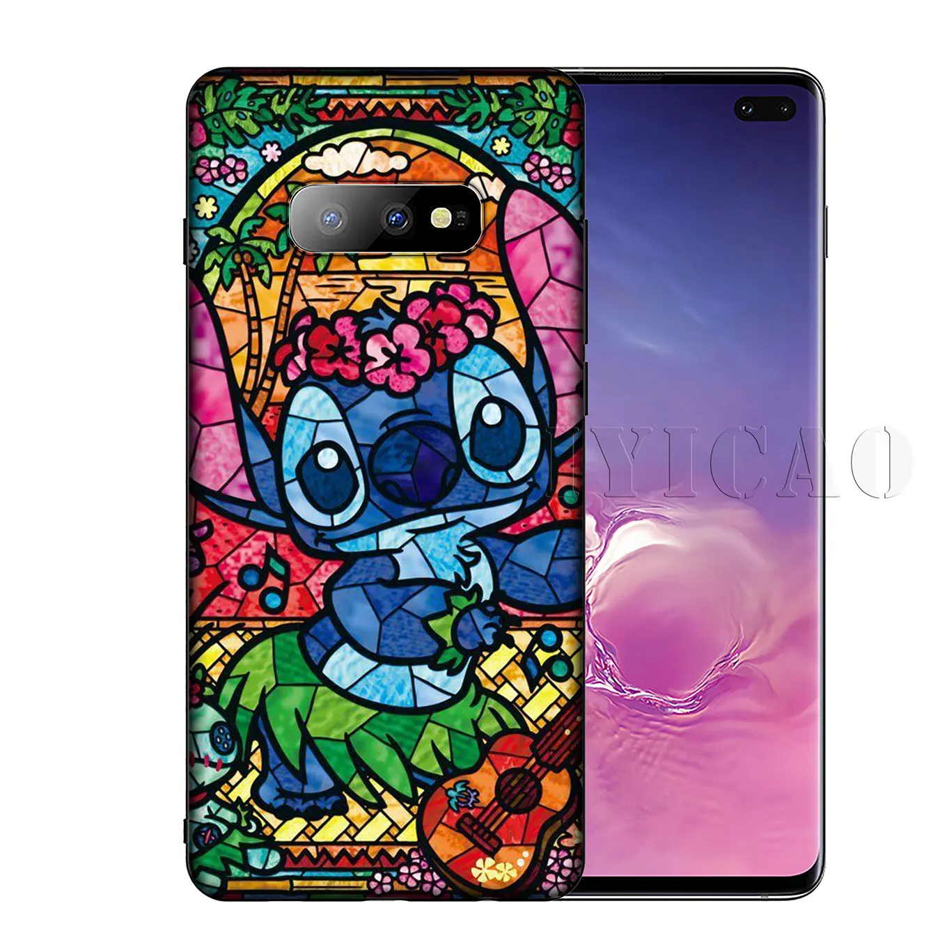 IYICAO милый Лило Ститч мультфильм мягкий силиконовый чехол для телефона Samsung Galaxy S10