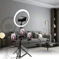 10 дюймов фотостудия светильник ing светодиодный кольцевой светильник для селфи телефон видео светильник ing фотография регулируемое кольцо лампа с 110 см/160 см штатив