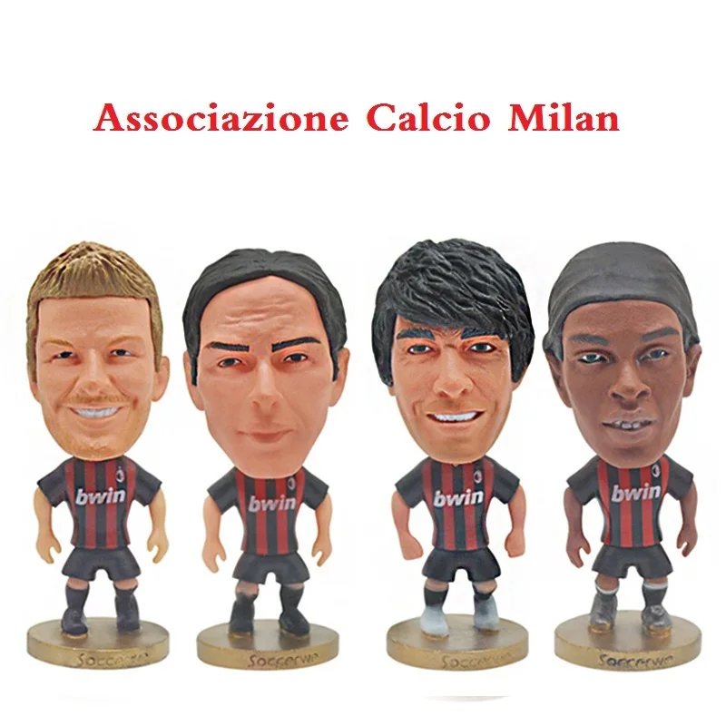 Игрушки Фигурки футбольного клуба AC Милана звезды Бекхэм Кака роналдиньо инзаги