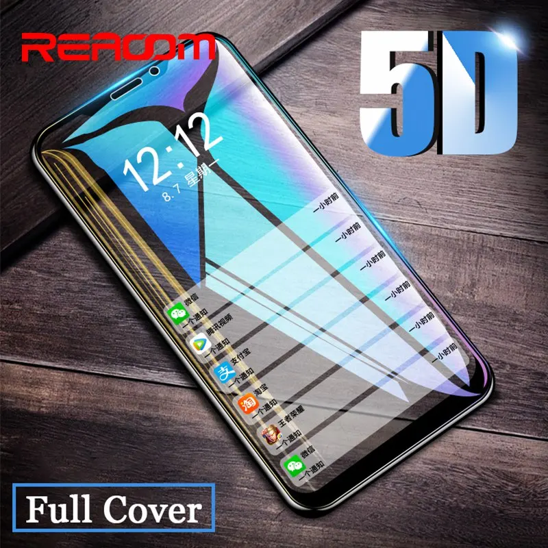 Reaoom 5D закаленное стекло для OPPO R17 Pro R15 R11S R11 Plus R9S Защитное экрана F9 F7 F5 A5 es 9