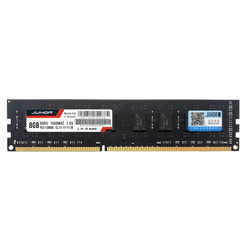 JUHOR Ram DDR3 4GB 8GB 16GB 2GB1600mhz Memory DDR4 4GB 8GB 16GB 2666mhz U-DIMM PC4-21300 288 pin non-ECC RAM for all motherboard