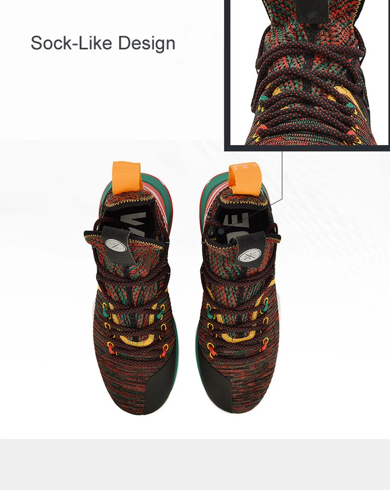 Li-Ning/Мужская Профессиональная баскетбольная обувь серии AIT VI Wade с подкладкой из монопряжи, спортивная обувь, кроссовки ABAP005 XYL226