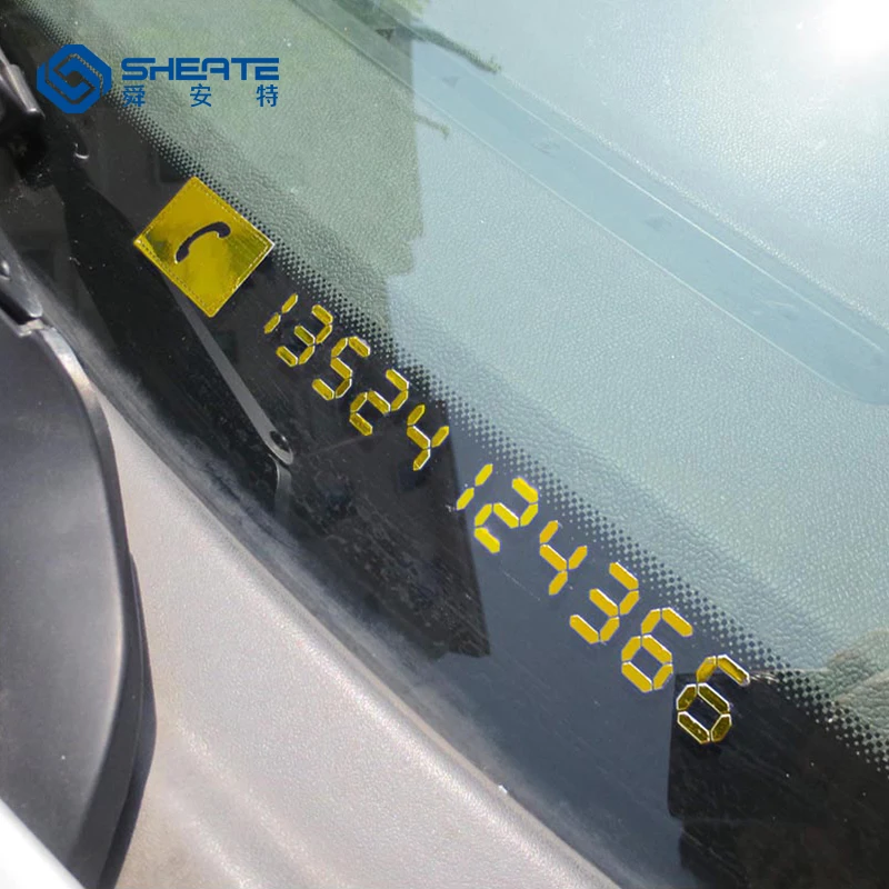 SHEATE Автомобильная Временная парковочная карта как внутри так и снаружи