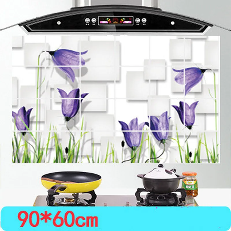 Экономичные кухонные дымостойкие наклейки высокая алюминиевая фольга шкафы для