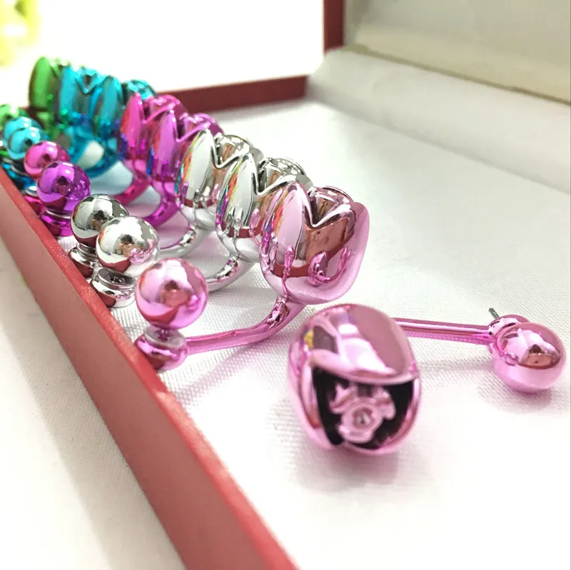 Серьги с блестящими розами 8ED39|rose earrings|earrings fashionfashion earrings |