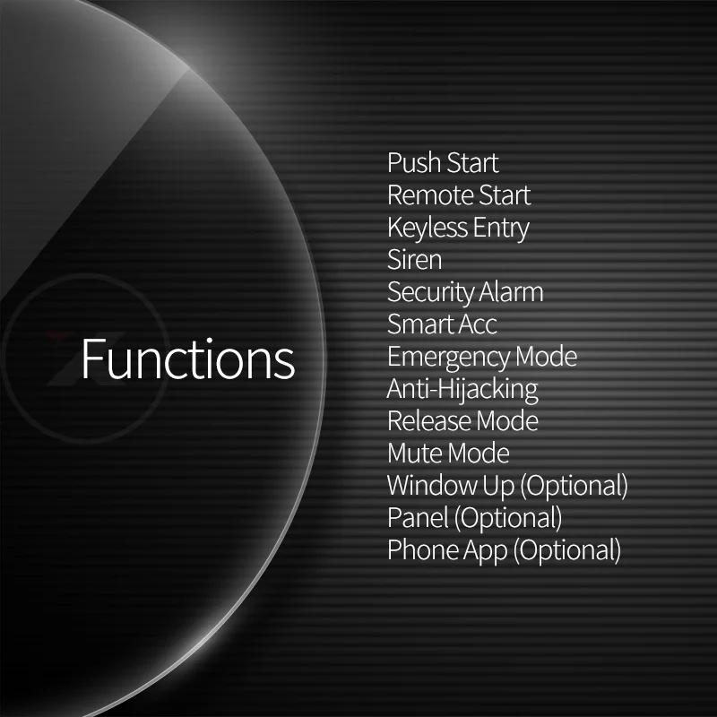 X-start Keyless Go Smart Key Система бесключевого доступа пульт дистанционного управления