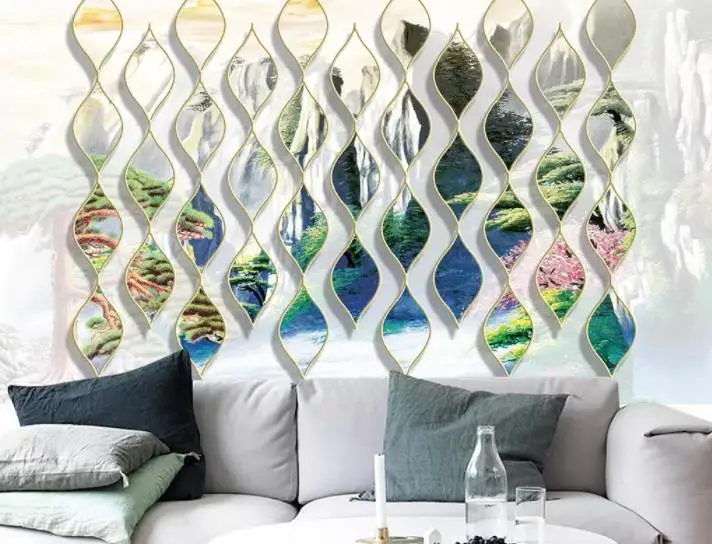 

Пользовательские 3d обои, тисненые стерео абстрактные 3d обои для гостиной, настенные 3d обои для улучшения дома, фотообои 3d для гостиной