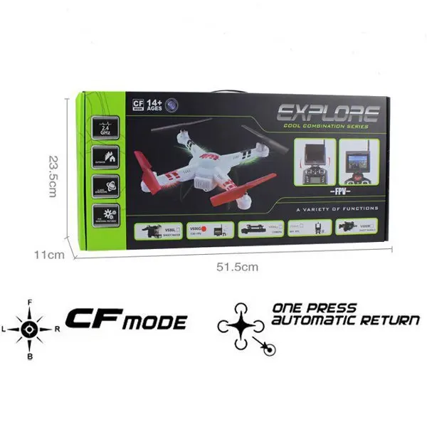 WLtoys V686G FPV Безголовый режим RC Квадрокоптер с камерой 2 МП|rc quadcopter|wltoys v686grc quadcopter with