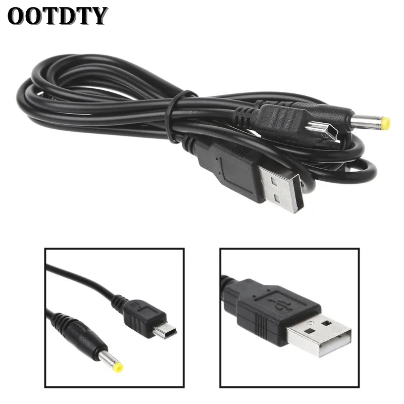 OOTDTY 2 в 1 USB кабель для передачи данных и зарядки шнур для зарядки для Оборудование для psp 2000 3000 игровые аксессуары