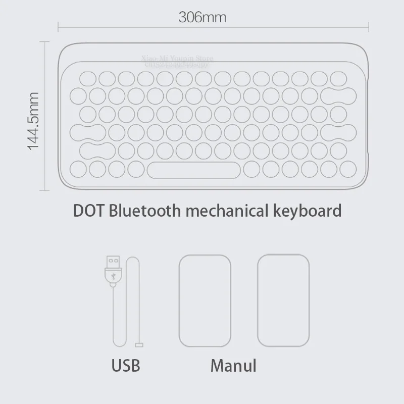 Xiaomi Mijia LOFREE Bluetooth Беспроводная механическая клавиатура 79 клавишная клавиатура мышь 2,4G/Bluetooth двойной режим многофункциональная система