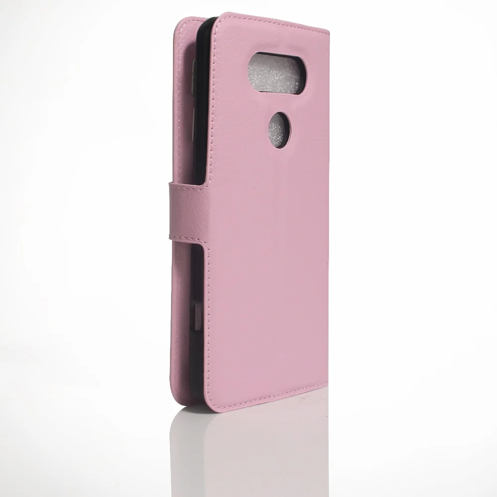 PU Leather Pink Case For V20 LG LGV20 Flip Stand Cover Wallet with Magnetic Closure Full-Body Protect New | Мобильные телефоны и