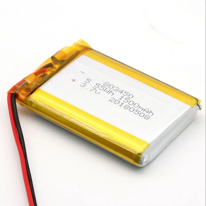 803450 1500 mAh 3 7 v перезаряжаемый lipo аккумулятор литий полимерный mah батареи для