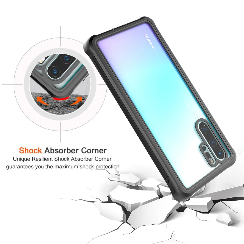 _ 360 полноразмерный защитный чехол для Huawei P30 Pro Чехлы противоударный бампер