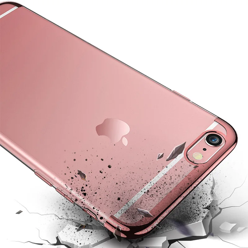 MOUSEMI For iPhone 7 8 6 X Case Silicone Soft Transparent Clear Funda Girl Phone Cases 6s Plus On Covers |